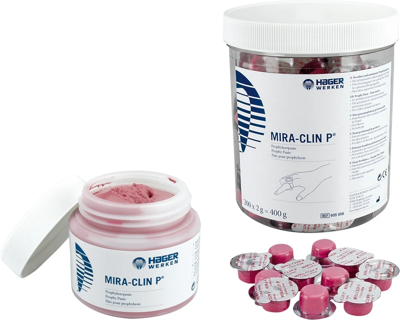 MIRA-CLIN P®   Set  200 x 2 g Single Dose in Dose inklusive Edelstahl-Fingerring