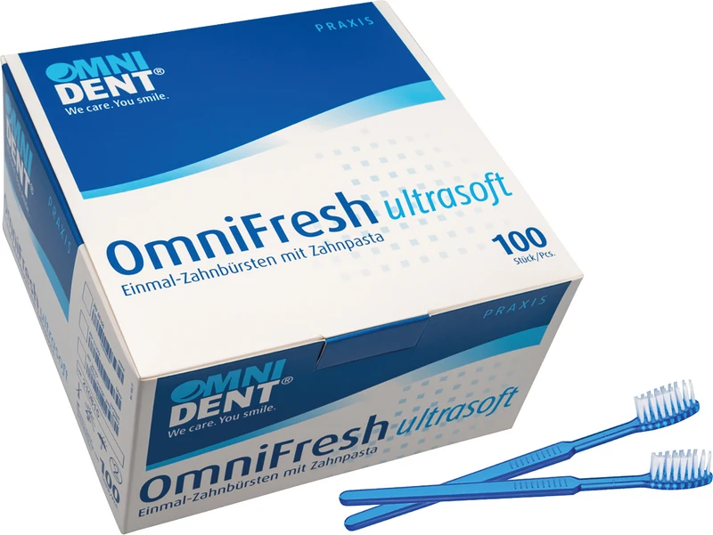 OmniFresh Ultrasoft  Karton  100 Stück blau