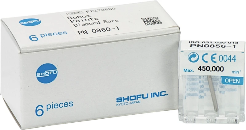 Robot Points FG  Packung  6 Stück FG, Figur Diabolo, 3,6 mm, ISO 015