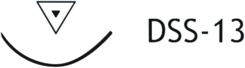 SERALENE®   Packung  24 Stück blau, 50 cm, DSS-13, 3\8 Kreis, schneidender Nadelkörper, 13 mm, USP 6\0