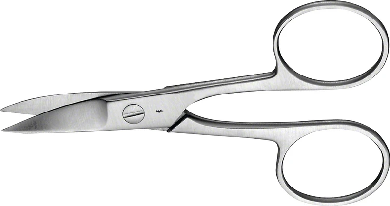 Nagelschere  Stück  HF019R, 90 mm, gebogen