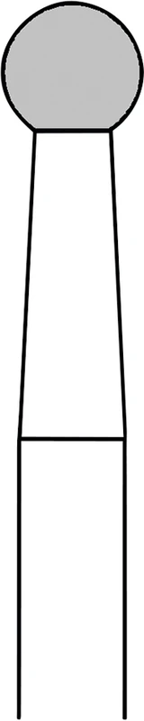 Chirurgie Knochenfräser HM 141A   Packung  2 Stück A-Verzahnung, WST x-lang, Figur 001, Ausf. 298, 10 Schneiden, ISO 031