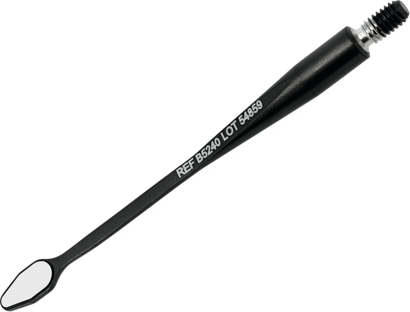 BLACK MICROflex   Stück  3 x 6 mm tropfenform, Rhodium