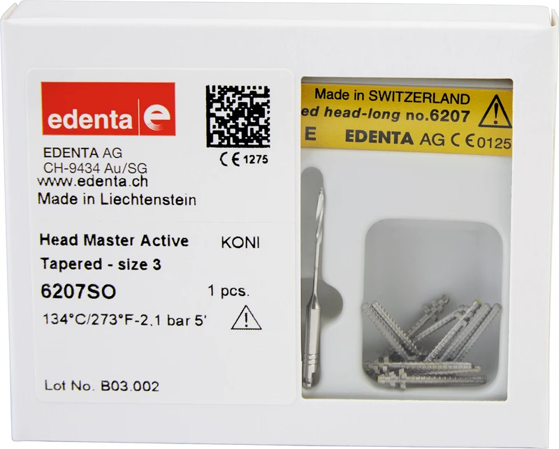 HeadMaster konisch, Aktiv  Sortiment  Gr. 3, lang