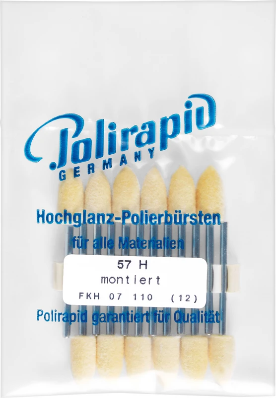 Filzkörper  Packung  12 Stück Nr. 57, HP, Filz, Figur Kegel, Ø 7 mm, L: 15 mm