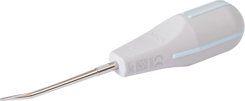 Luxator®   Stück  L3IC, 3 mm, invers gebogen, hellblau