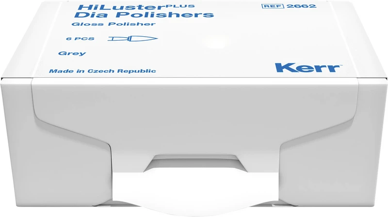 HiLusterPLUS  Packung  6 Stück grau, RA, Figur Minipoint, 7,7 mm, Ø 3,5 mm