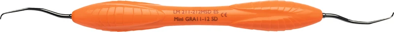 LM Sharp Diamond Mini Gracey  Stück  Figur 11\12, Präm.\Molaren, orange, LM-ErgoSense®-Griff