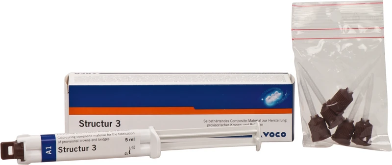 Structur 3 QM  Packung  5 ml QuickMix Spritze A1, Mischkanülen Typ 10