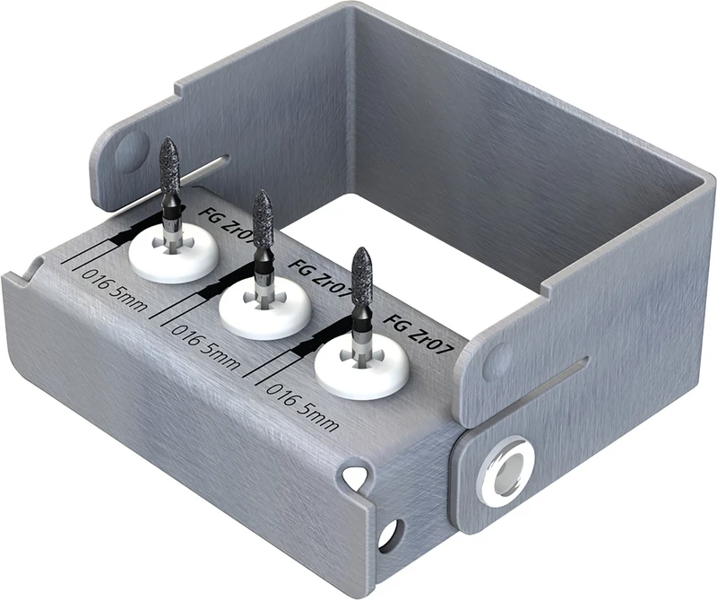 Intensiv ZirconCut  Packung  3 Stück FG, Zylinder Flamme, 5 mm, ISO 016