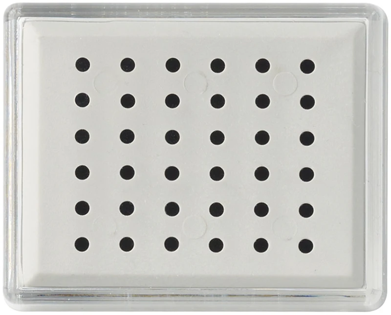 Bohrerständer  Stück  für 36 RA Instrumente, 64 x 53 x 35 mm