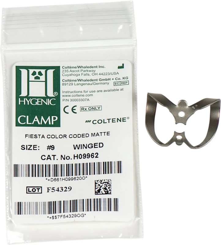 HYGENIC® Fiesta® Klammern  Stück  mit Flügel, für Frontzähne, 9