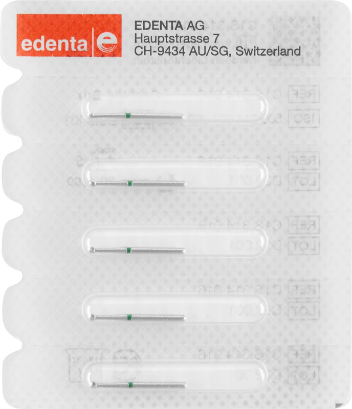 HM-Bohrer C1S  Packung  5 Stück grün, FG, Figur 001, ISO 016