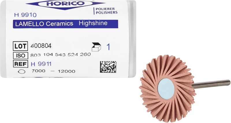 Lamello-Polierer Keramik  Stück  rosa mittel, HP, 26 mm