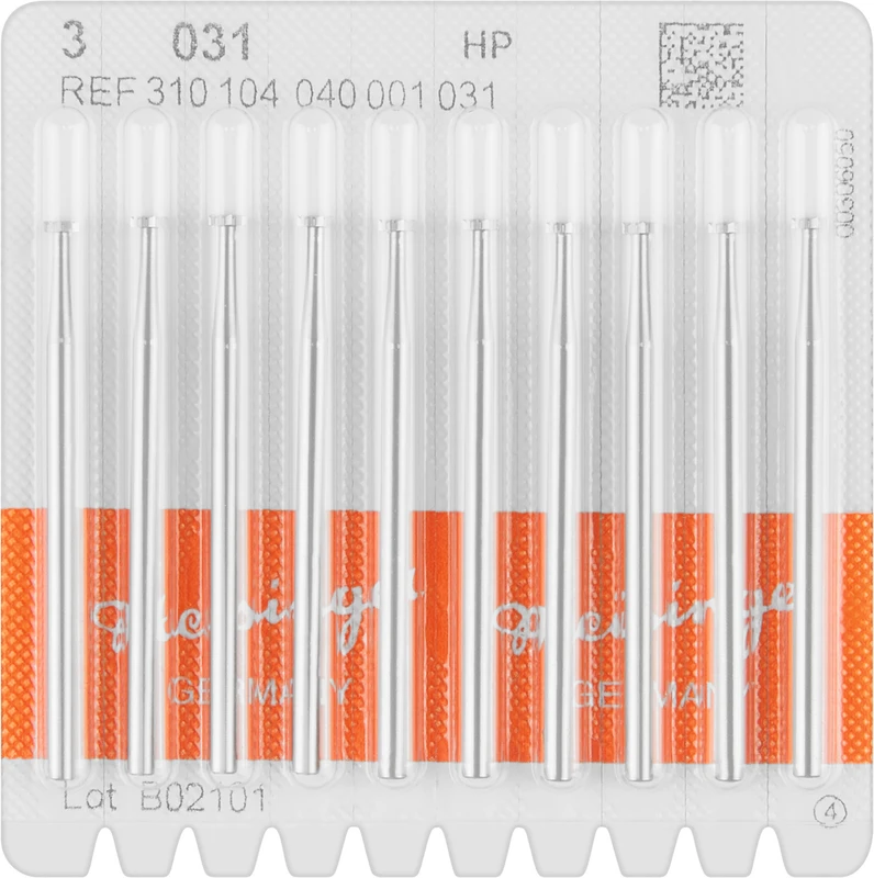 Stahlbohrer 3  Packung  10 Stück HP, Figur 040, 0,8 mm, ISO 031