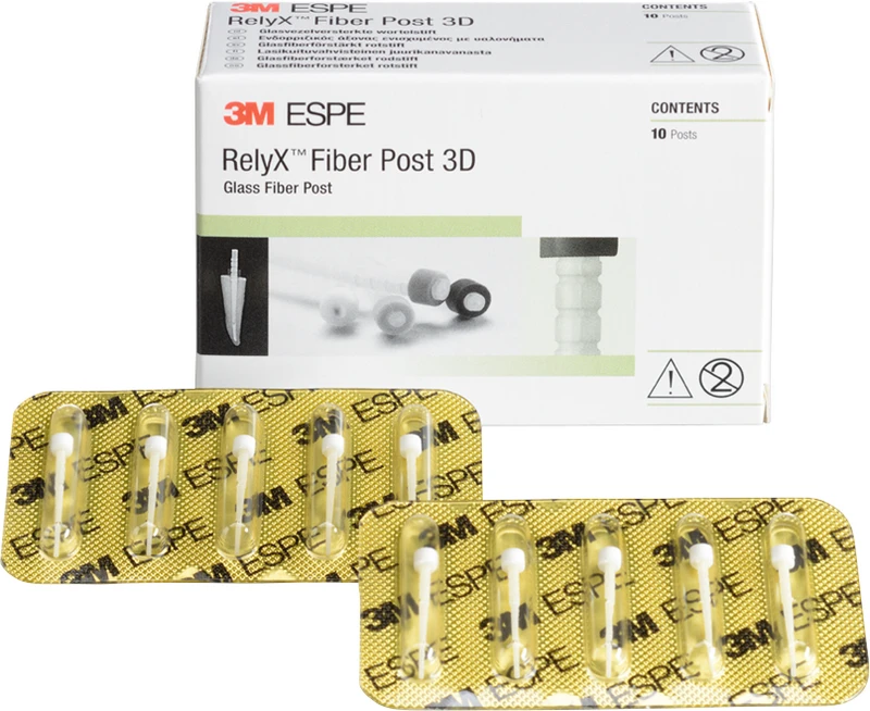 RelyX Fiber Post 3D  Packung  10 Stück Größe 0 Ø 1,1 mm