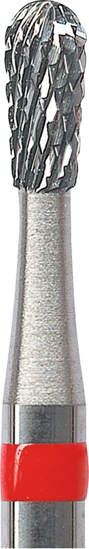 HM-Fräser Schliff 20  Stück  Kreuzverzahnung, rot fein, HP, Figur 237, 5 mm, ISO 029