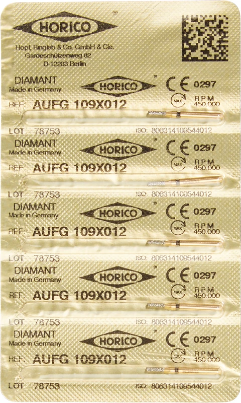 Diamant AuFG 109  Packung  5 Stück schwarz extra grob, FG, Figur 109, ISO 012