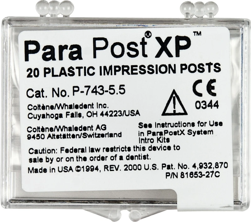 ParaPost® XP Abformstifte  Nachfüllpackung  20 Stück Ø 1,4 mm