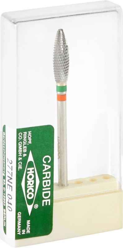 HM-Fräser 277NE\NEF  Stück  Kreuzverzahnung, orange-grün, HP, Figur 277, 13 mm, ISO 040