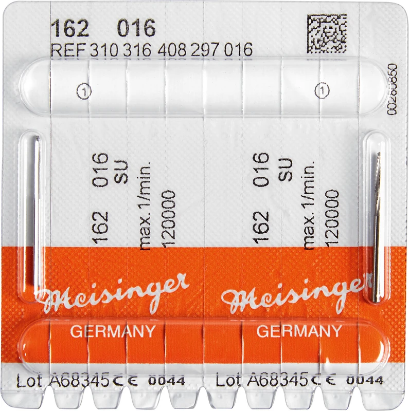 Chirurgie Fräser 162  Packung  2 Stück FG XL, Figur 408, 9 mm, ISO 016