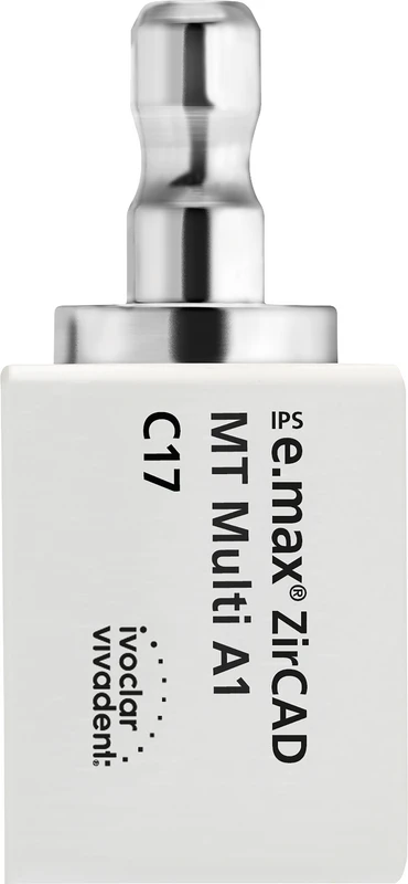 IPS e.max ZirCAD MT Multi for CEREC\inLab  Packung  5 Stück Gr. C17 A1
