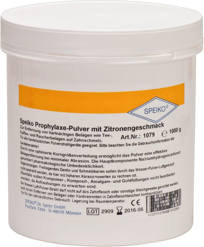 SPEIKO® Prophylaxe-Pulver  Dose  1 kg Zitrone