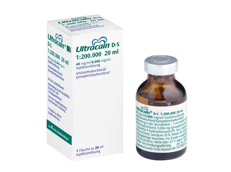 Ultracain® D-S 1:200.000  Packung  10 x 20 ml Flasche