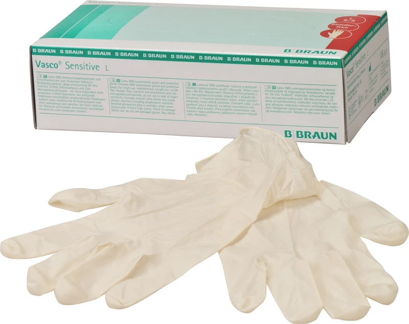 Vasco® Sensitive  Packung  100 Stück puderfrei, weiß, L