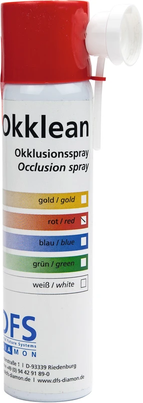 Okklean  Spraydose  75 ml rot, brennbar