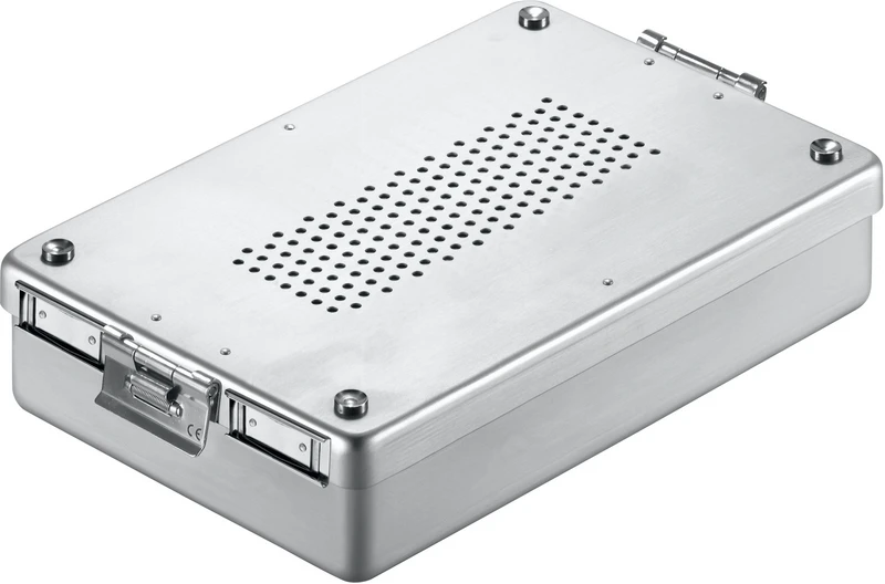 Sterilisations Container  Stück  310 x 190 x 40 mm, gelocht, 2 Textildauerfilter