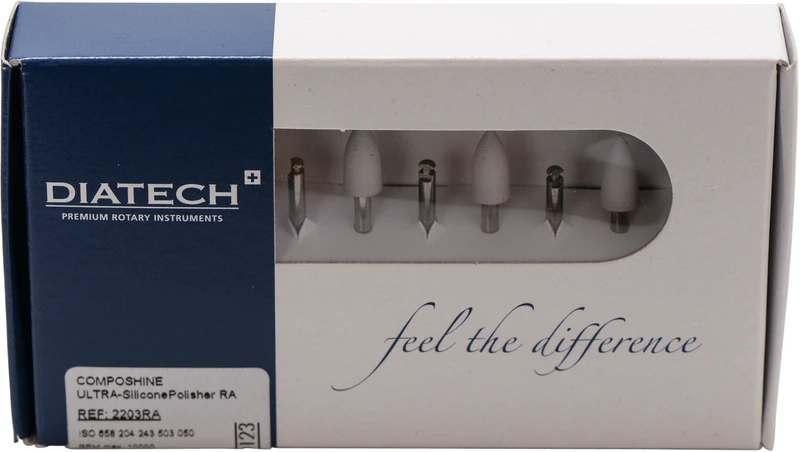 DIATECH COMPOSHINE ULTRA  Packung  10 Stück weiß, RA, Figur 243 Flamme, 10 mm, ISO 050