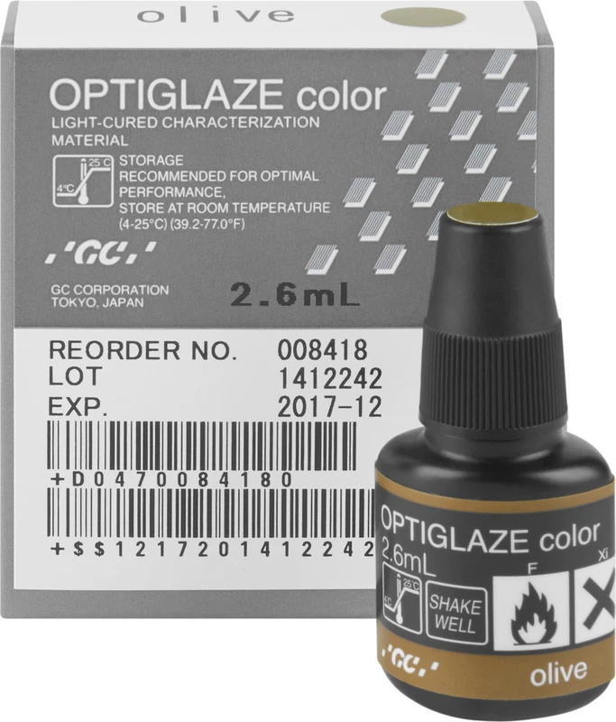 GC OPTIGLAZE® color  Flasche  2,6 ml olive