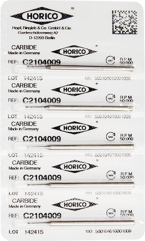 HM-Bohrer C2  Packung  5 Stück HP, Figur 001, ISO 009