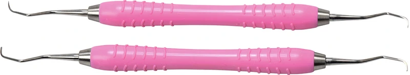 Prophylaxe-SET Colori Silikon  Set  2 Instrumente, Just Pink