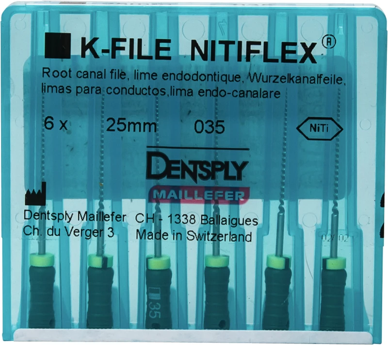 File NiTiflex  Packung  6 Stück 25 mm ISO 035