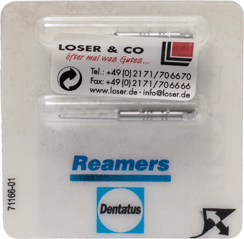 Classic Reamer  Packung  2 Stück 28 mm, kurz, konisch, Ø 1,65 mm, Größe M