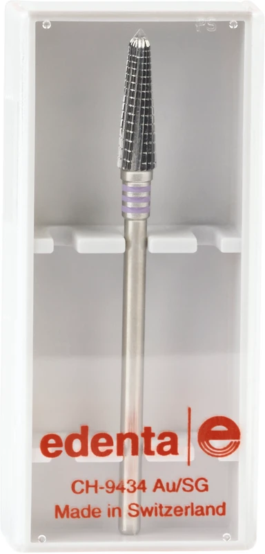 HM-Fräser Schliff 25  Stück  Spiralverzahnung, 3 x violett superfein, HP, Figur 194, 13,5 mm, ISO 040