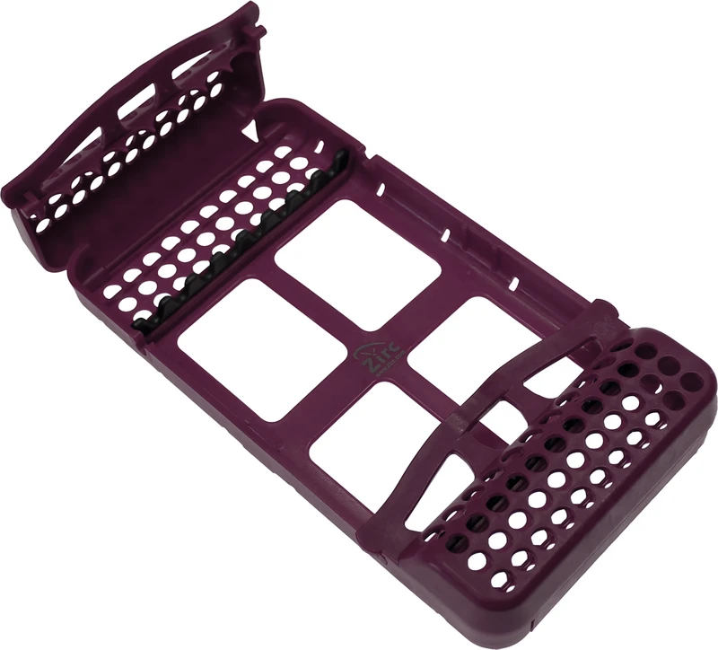 E-Z Jett Kassetten  Stück  17,9 x 9,8 x 3 cm, für 8 Instrumente pflaume