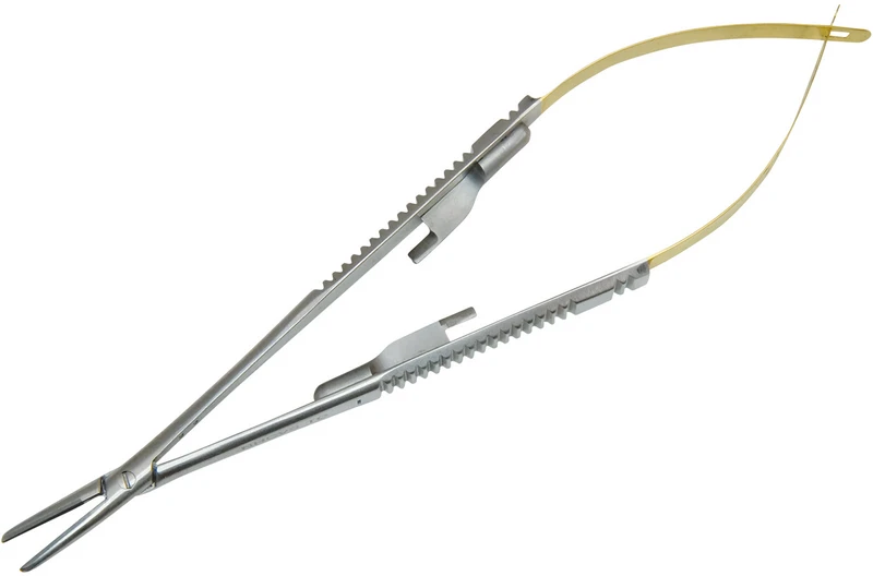 KKD® Nadelhalter TC Line nach Castroviejo  Stück  NH-TCCVs14, 14 cm, gerade