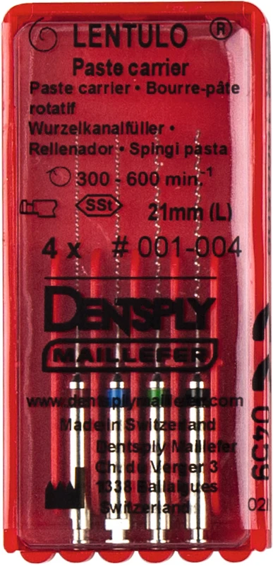 Wurzelkanalfüller   LENTULO®    Packung  4 Stück 21 mm, Gr. 1-4