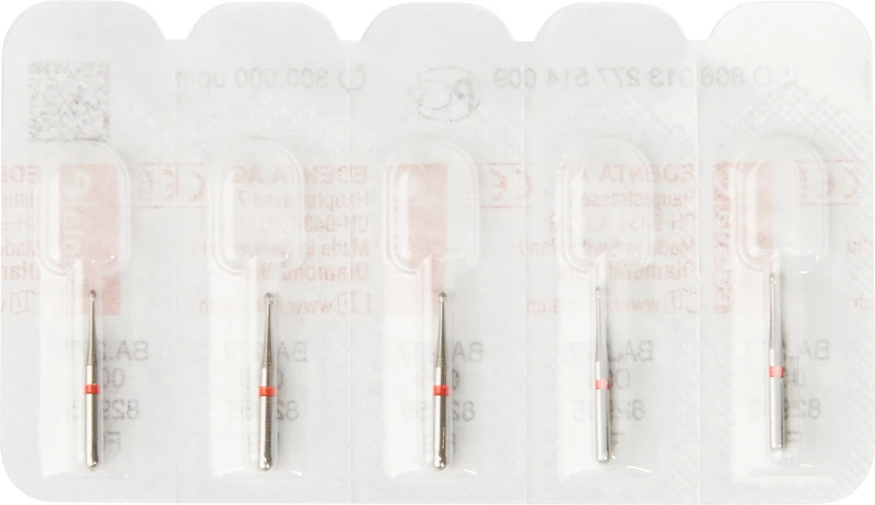 BAMBINO  Packung  5 Stück rot fein, FG kurz, Figur 277, 1 mm, ISO 009