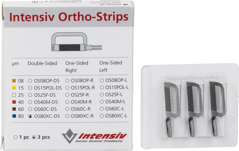 Ortho-Strips System  Packung  3 Stück doppelseitig OS80XC-DS\3
