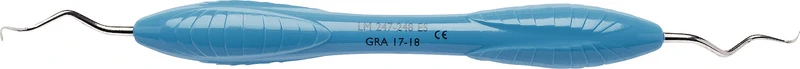 LM Gracey  Stück  Figur 17\18, distal, Molaren, blau, LM-ErgoSense® Griff