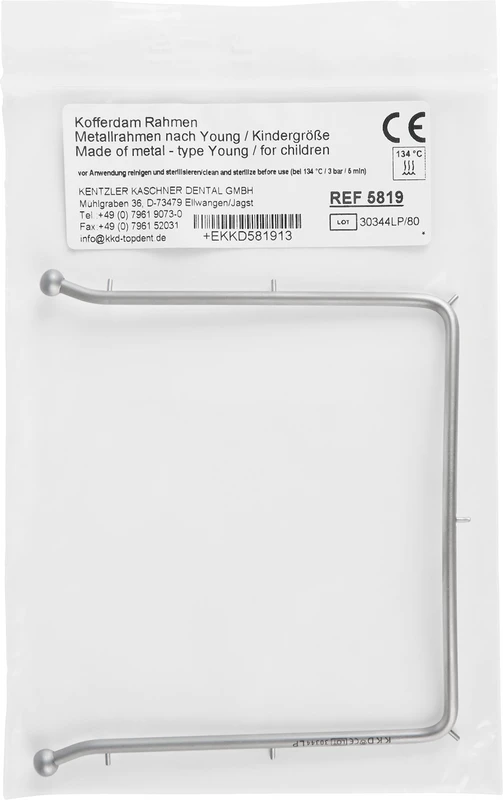 KKD® Kofferdam Rahmen nach Young, Metall  Stück  Kindergröße