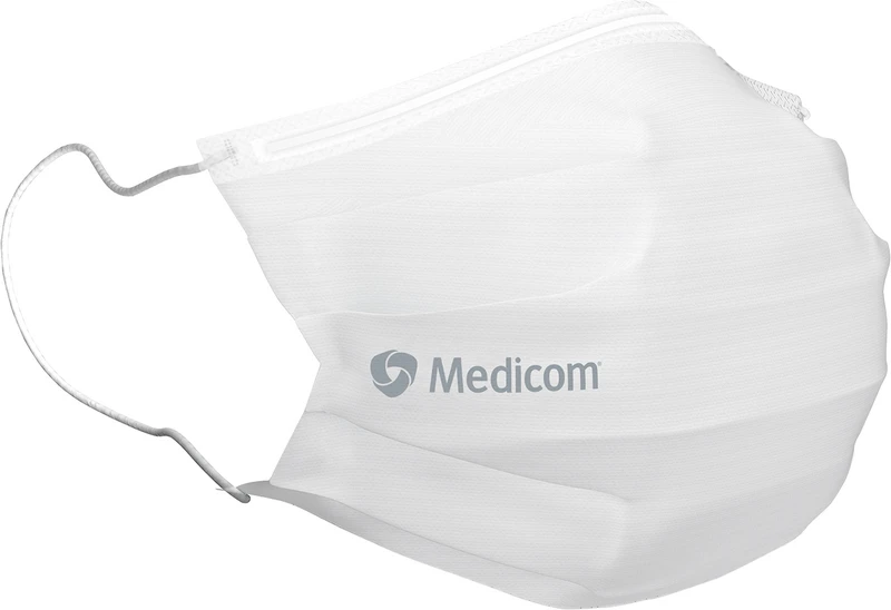 Medicom® SafeMask® Standard  Packung  50 Stück weiß, mit Ohrschlaufe
