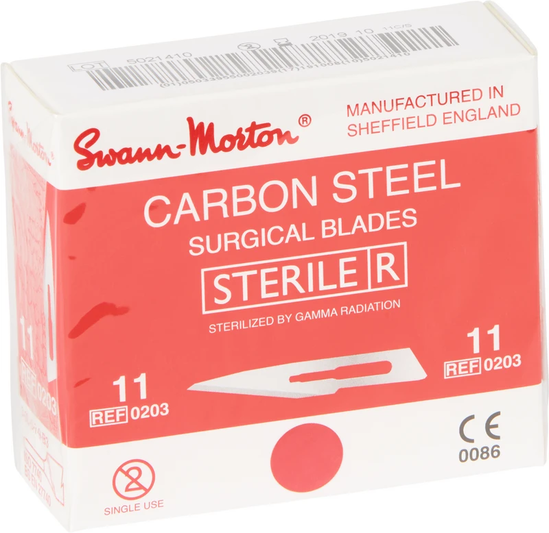 Swann-Morton® Skalpellklingen   Packung  100 Stück Nr. 11