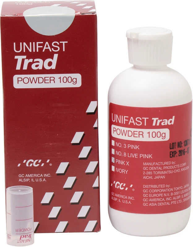 GC UNIFAST Trad  Packung  100 g Pulver pink X