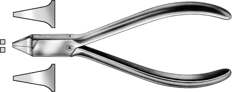 Draht- und Bogenbiegzange nach Angle  Stück  HSL 404-13, 130 mm