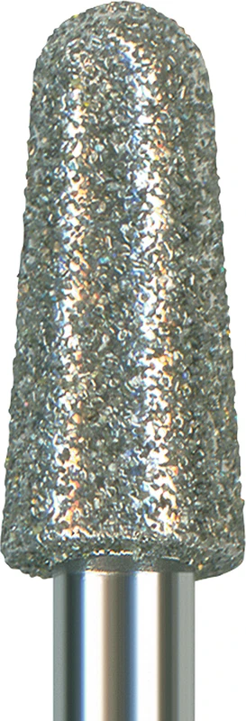 Diamanten 854R  Packung  3 Stück Standard, HP, Figur 198 Konus rund, 9 mm, ISO 040